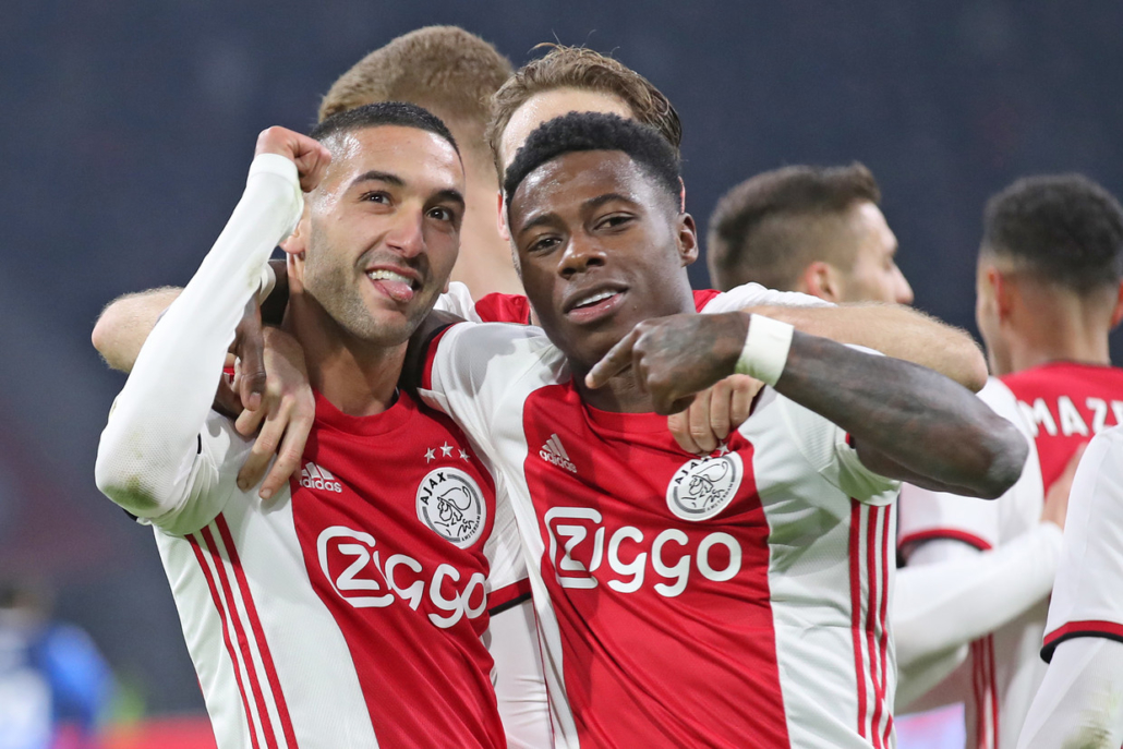 Hakim Ziyech en Quincy Promes